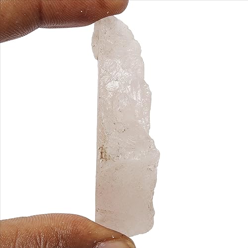 Miniatura 3 de GEMHUB atural Cuarzo rosa en bruto 207 Ct. piedra preciosa suelta en bruto en bruto piedra preciosa suelta de cristal de roca para la fabricación de