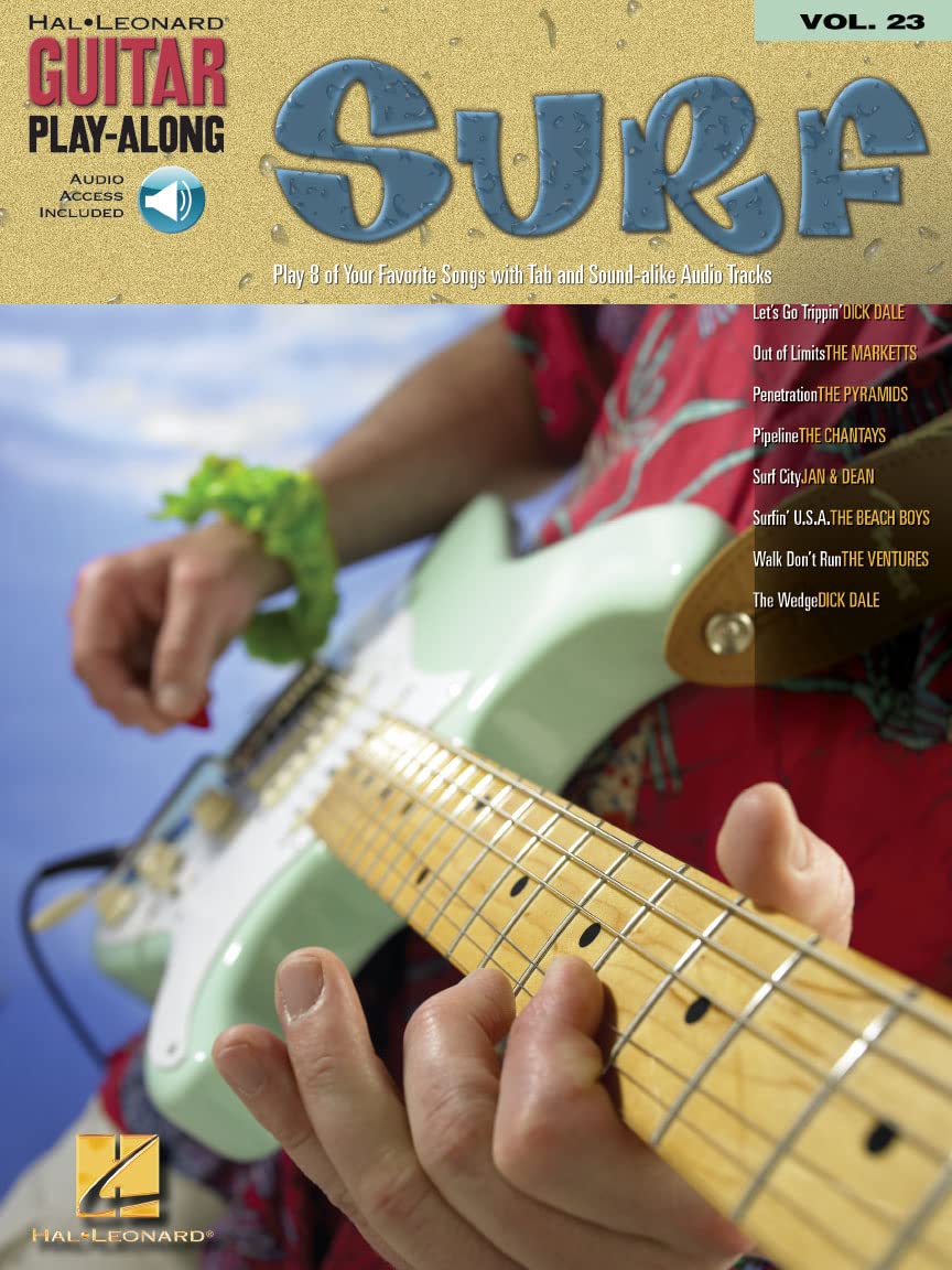 Surf: Guitar Play-Along Volume 23 (Hal Leonard Guitar Play-Along)
