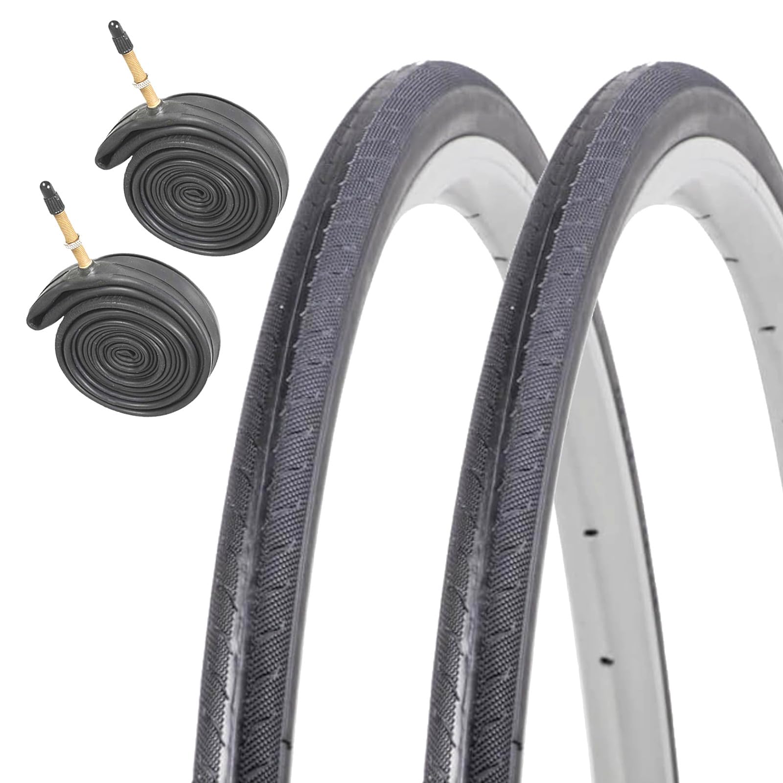 Swift 700 x 28c Road Racing Bike Tyres with Presta Inner Tubes (Pair)