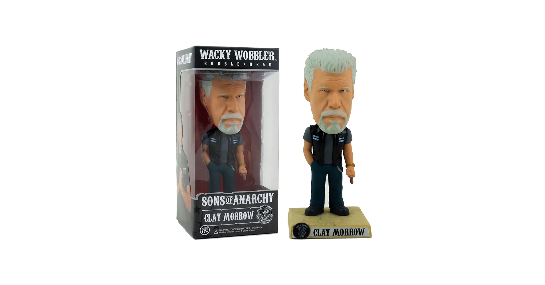 Amazon.com: Funko Sons of Anarchy Clay Morrow Wacky Wobbler
