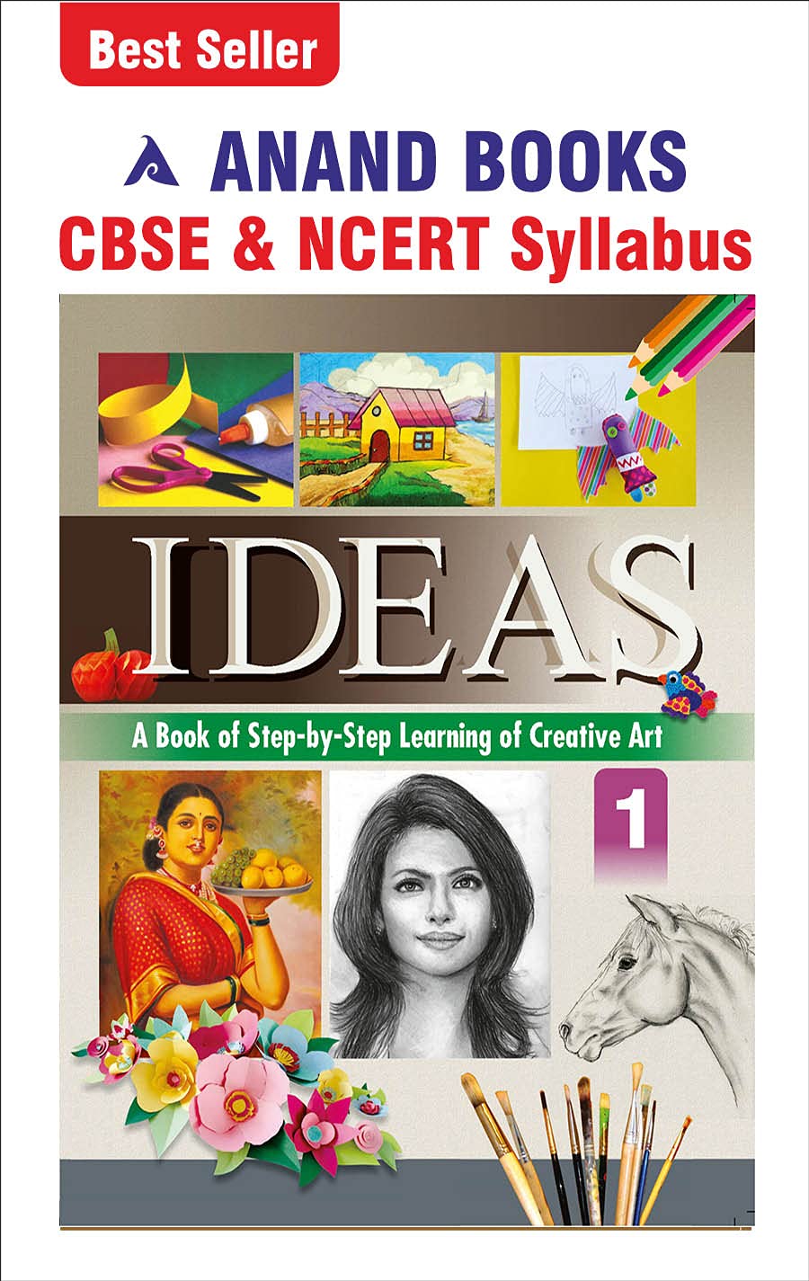 Anand Books Ideas 1 An Art&Craft Activity Book For Class 1st Students