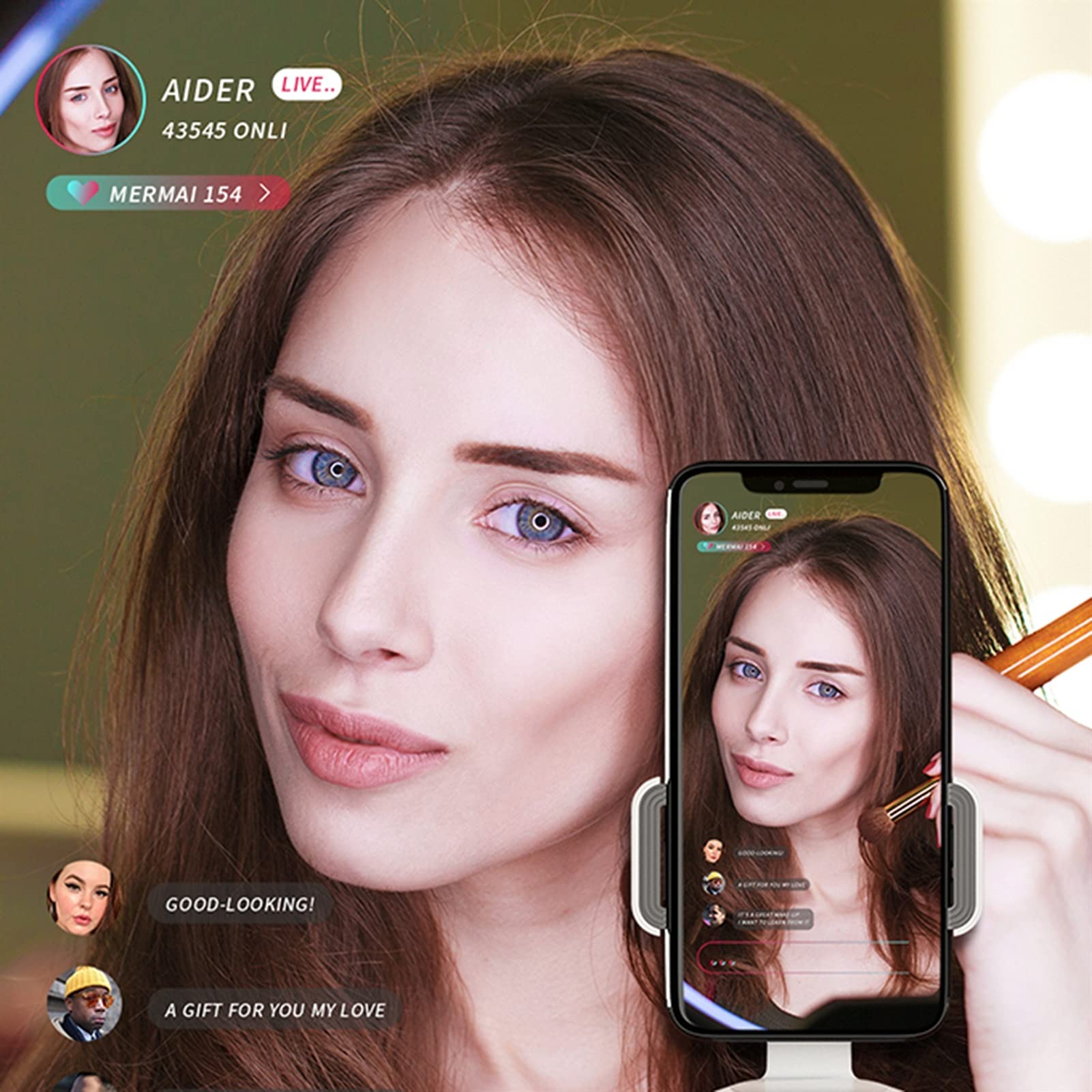 SCRUBY Automatyczne śledzenie twarzy, stabilizator gimbala, inteligentny uchwyt do fotografowania, 360, obrotowy telefon gimbal do nagrywania vlogów na żywo, nagrywanie wideo, kij do selfie, czarny