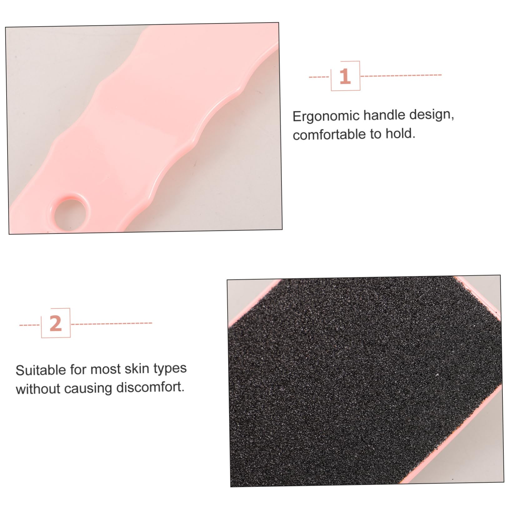 ARTSEWPLY 2Pcs Double Sided Curved Foot Files for Dead Skin Removal Ergonomic Foot Care Accessories Your Feet with Ease