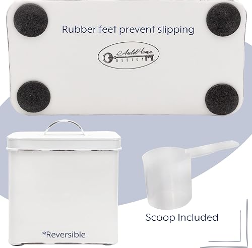 Miniatura 7 de AuldHome - Recipiente de almacenamiento de aroma para ropa (blanco y blanco)