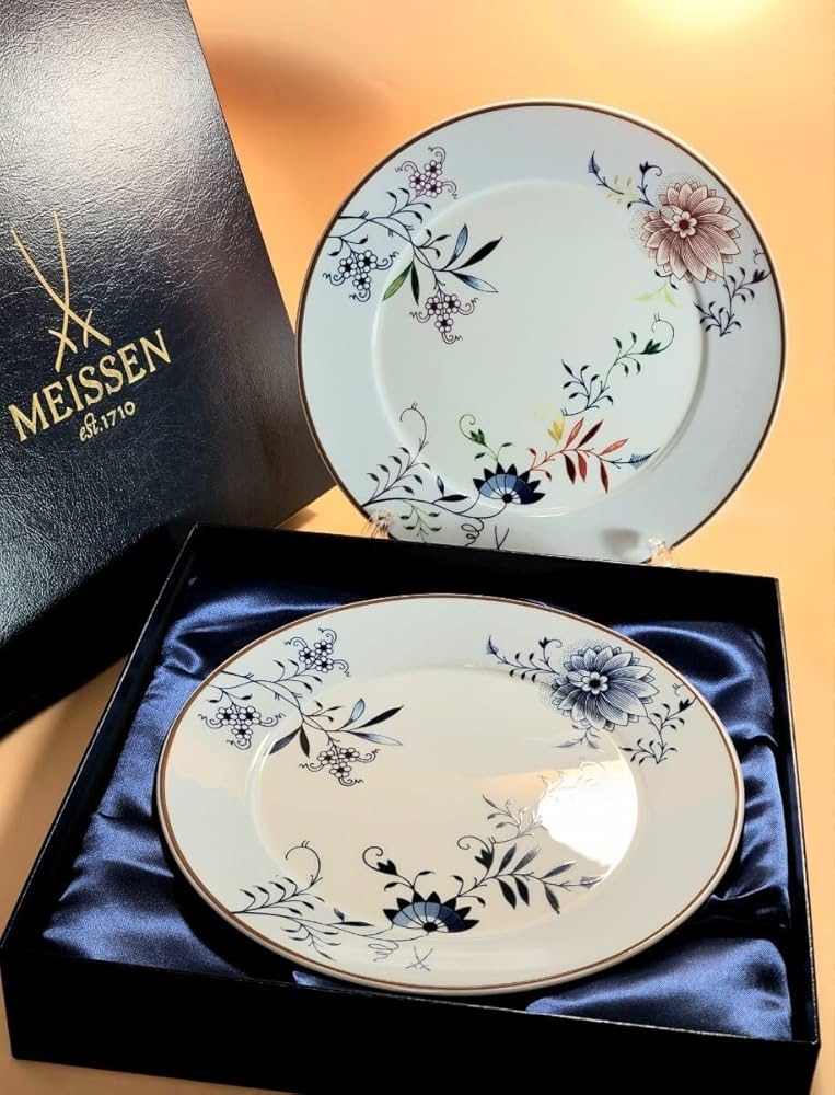 Amazon.co.jp: 箱付き マイセン ブルーオニオン カラーオニオン