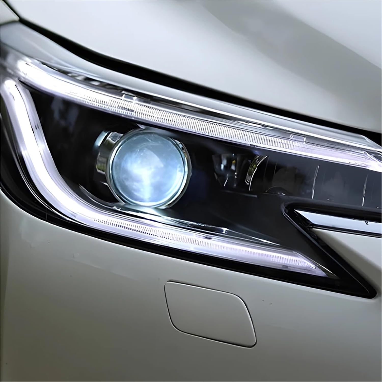 Front Lamps Assembly Compatible With Reiz Mark X 2013-2017 LED Auto Headlight Bifocal Lens Dynamic Turn Light Accessories