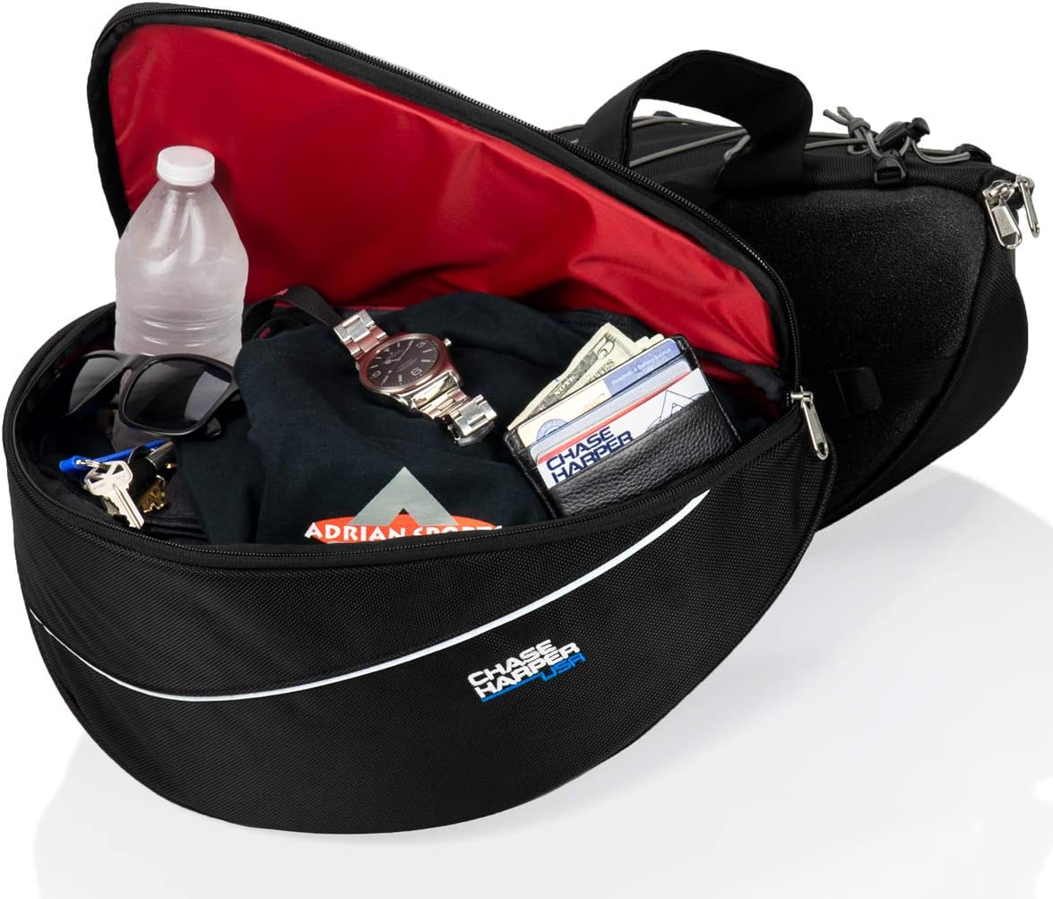 Chase Harper USA 4502 RipStream Weekender Pack - Bungee Mount 4502 Tail Trunk and 3400 Saddle Bags - Water-Resistant, Tear-Resistant, Industrial Grade Ballistic Nylon -