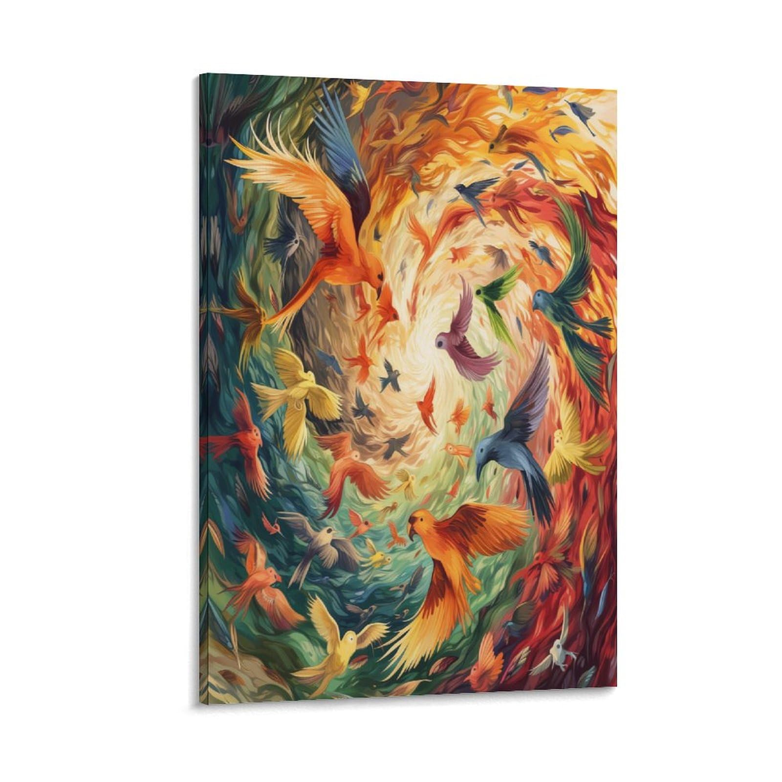 Impression sur toile oiseau murale de qualité premium 40x60cm
