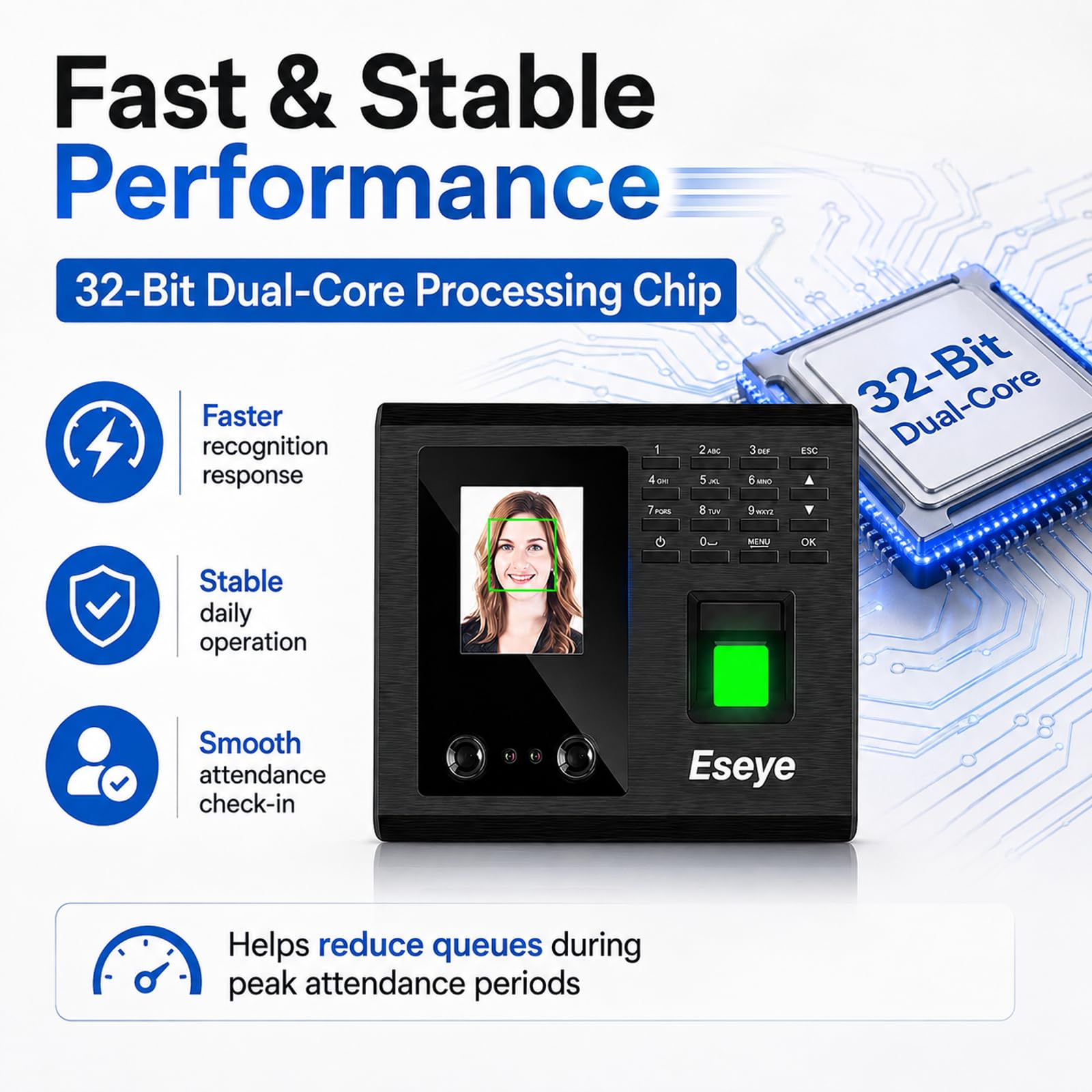 Reloj de Control de Asistencia para oficinas