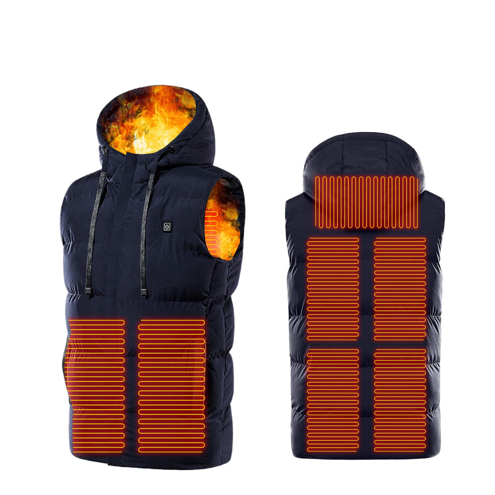 Chaqueta de invierno con forro polar para mujer, para equitación, esquí, pesca a través de un abrigo térmico