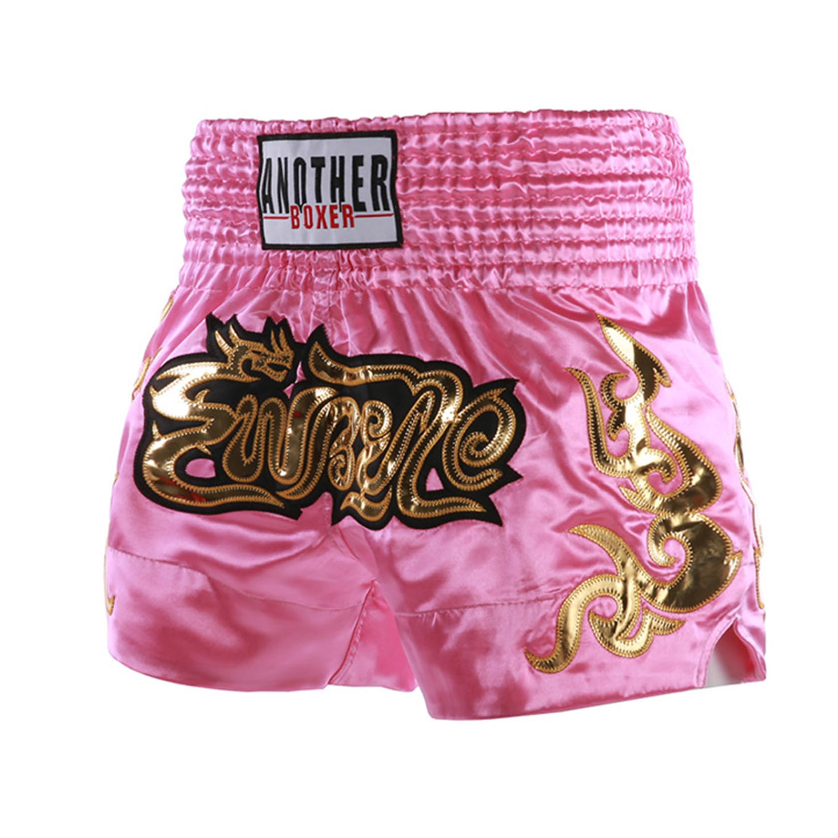 Sywiyi Pantalon Boxe Unisexe Enfants Et Adolescents Shorts Entraînement pour Le Kick Thai Short Boxe Pantalons Muay Thai Kickboxing MMA Arts Martiaux Pantalons