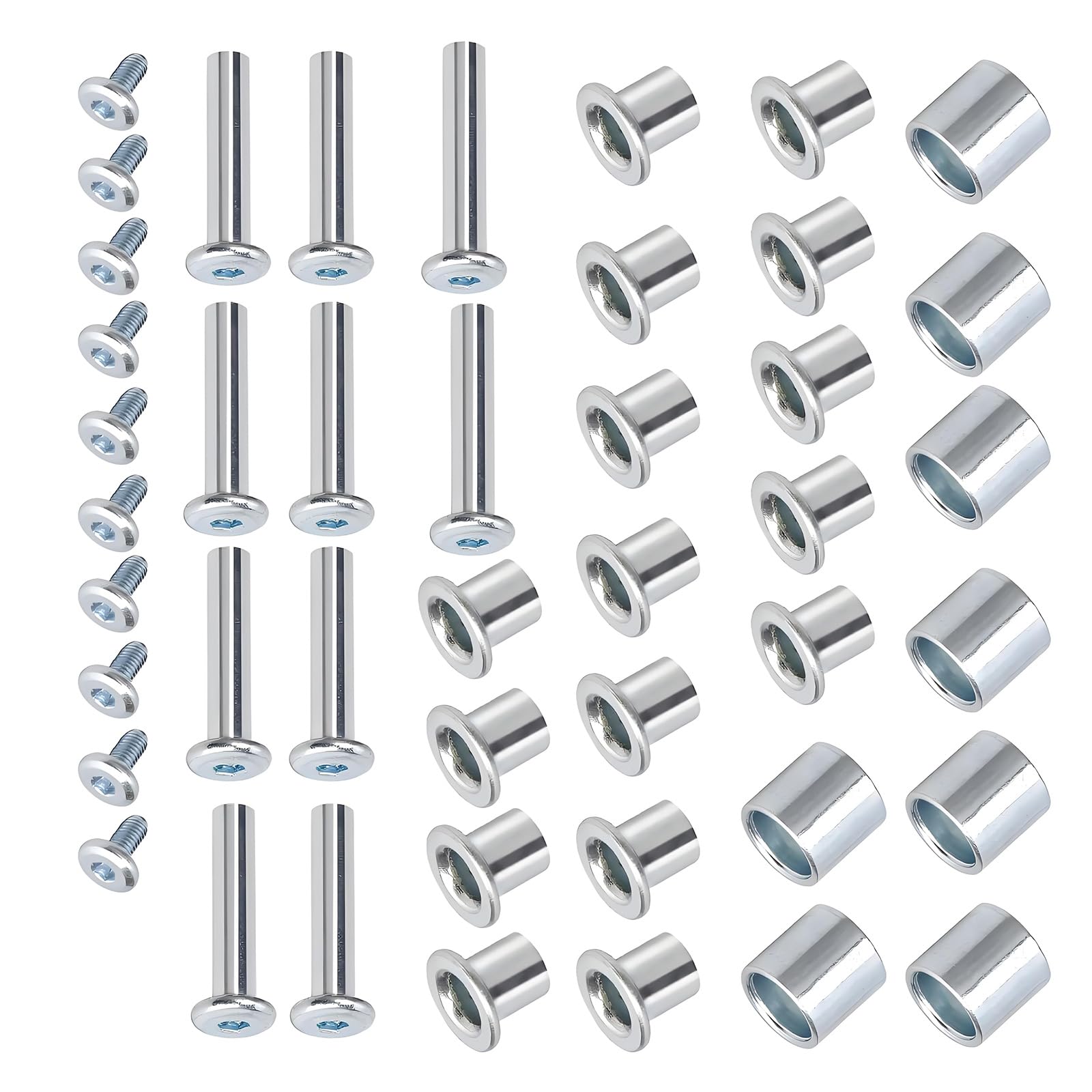 Tornillos de patín con ejes de aleación de aluminio y llave 7