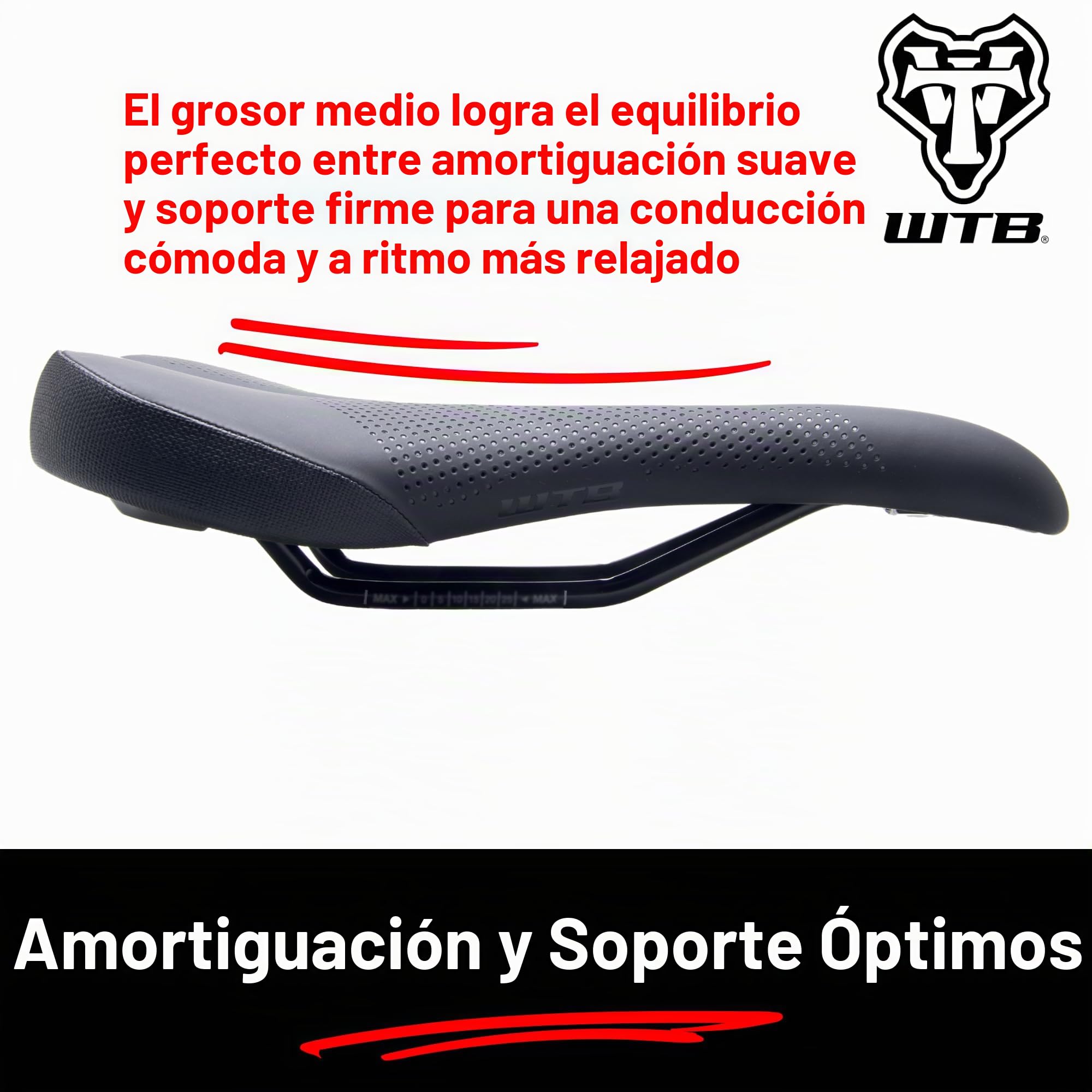 WTB Volt Sillín Estrecho Cromoly Negro (W065-0583)