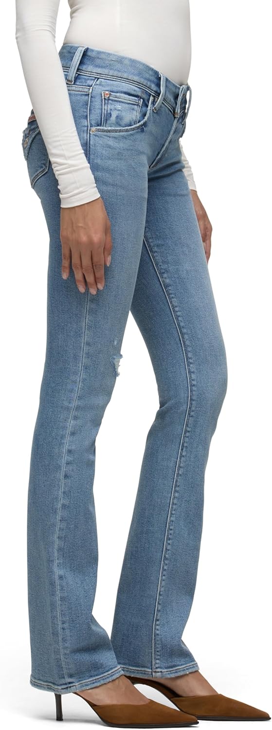 HUDSON Women's Beth Baby Bootcut Jean with Back Flap Pockets - Image 2