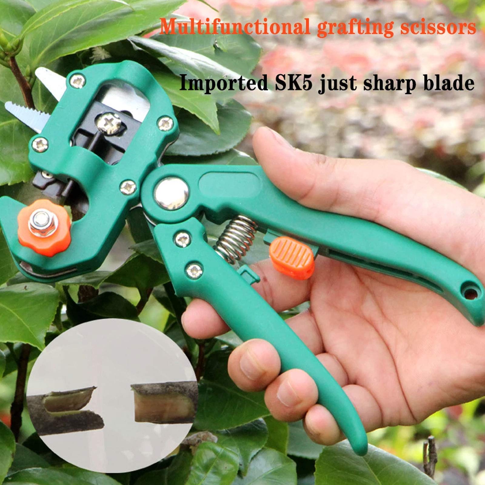 Forbici per Innesto e Potatura Forbici Innesto Professionale Kit, Giardino Innesto Kit Professionali Cesoia Forbici da Potatura Set da Giardinaggio, Lame Intercambiabili, Lama Affilata, Ottimo Regalo