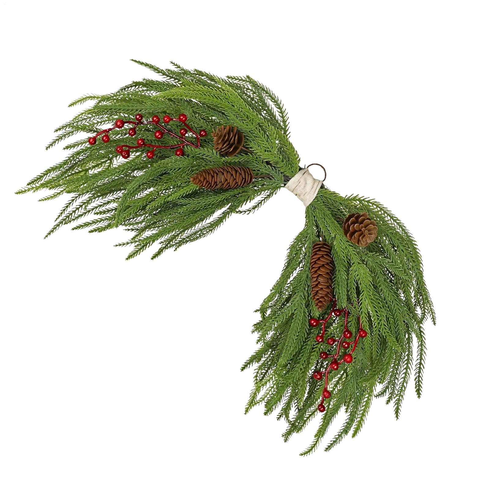 Couronne de Noël fenêtre et cheminée pour intérieur de restaurant