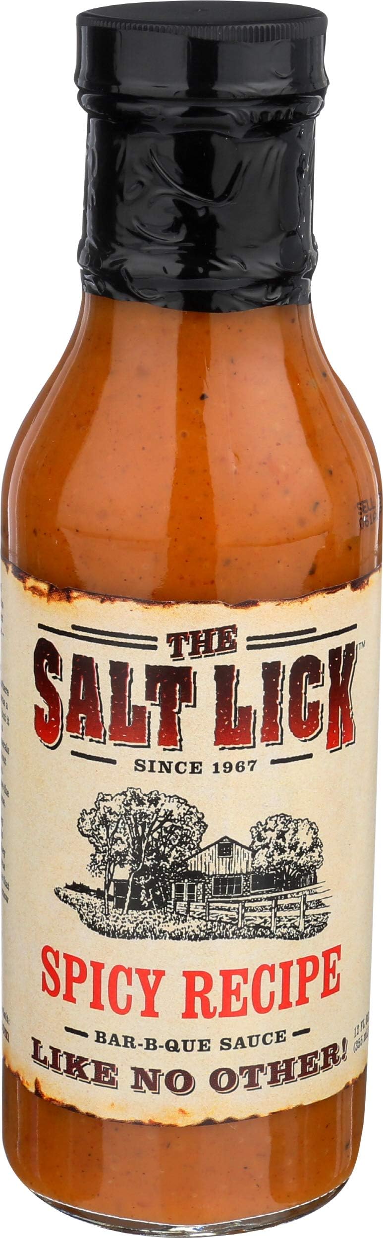 THE SALT LICK Spicy BBQ Sauce, 12 FZ