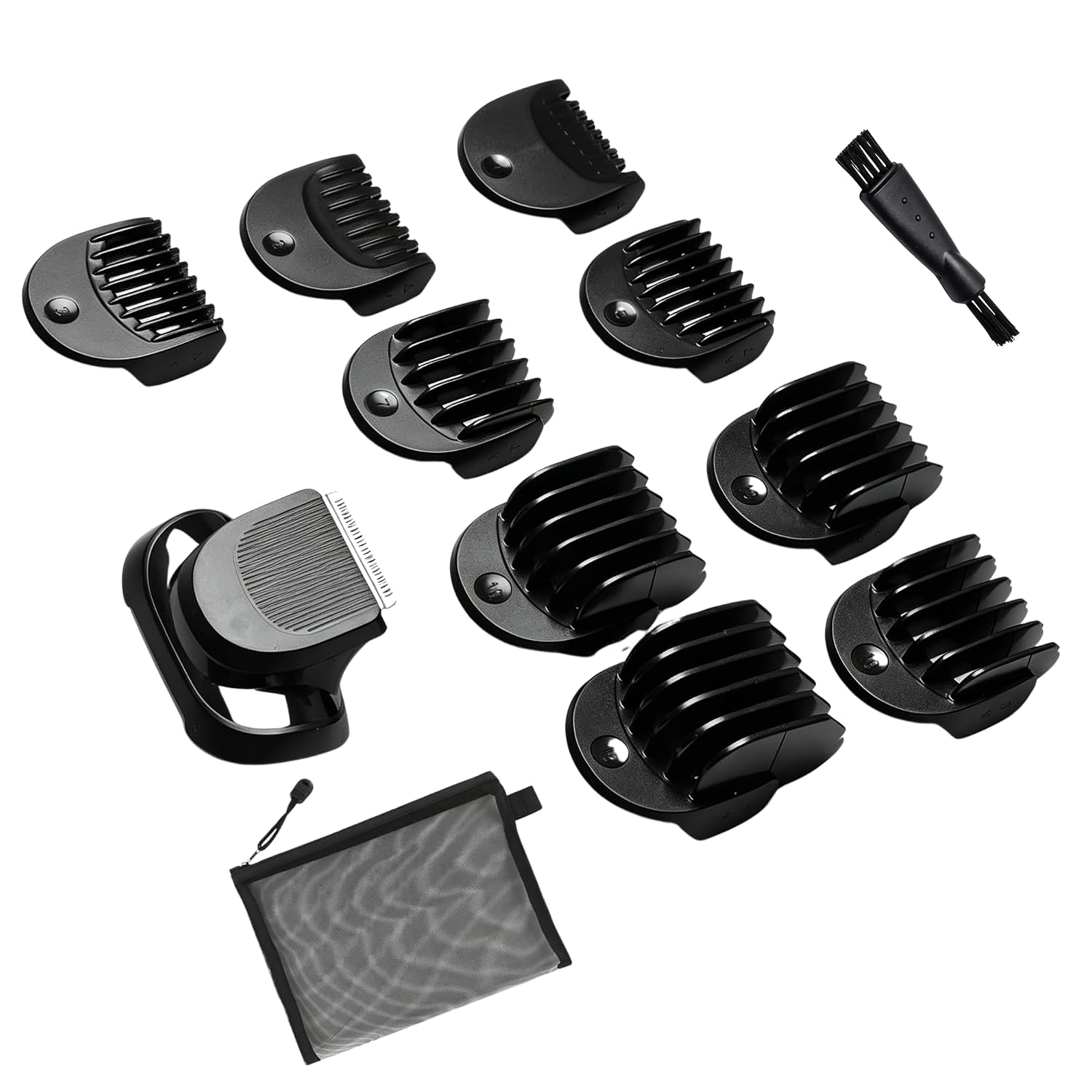 Adjustable Beard Trimmer Guide Comb 1-19 mm Limit Comb Compatible with Braun Series 3 Electric Shaver Fit 380 3040 3080 Multifunctional Facial Grooming Replacement Accessory(Braun Series 3)