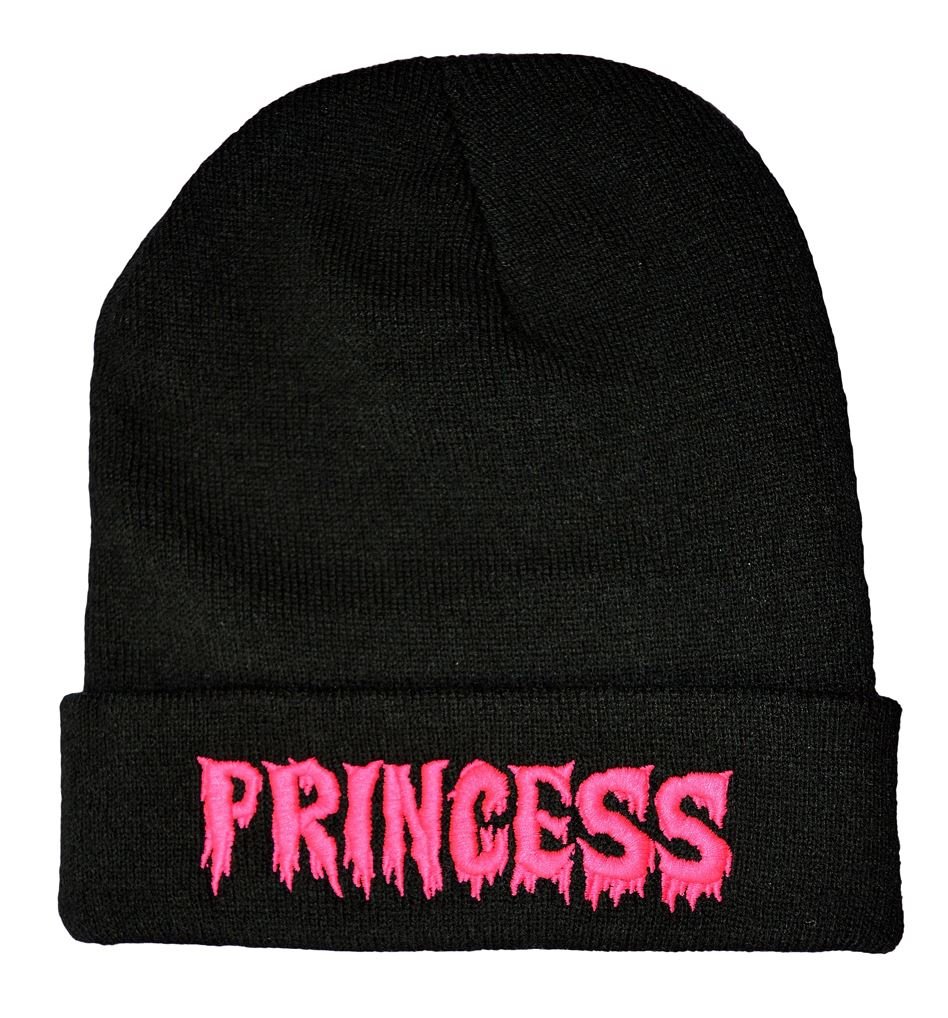 Twisted Apparel Horror Princess Beanie Hat Punk Disney Emo Gothic Alternative Black