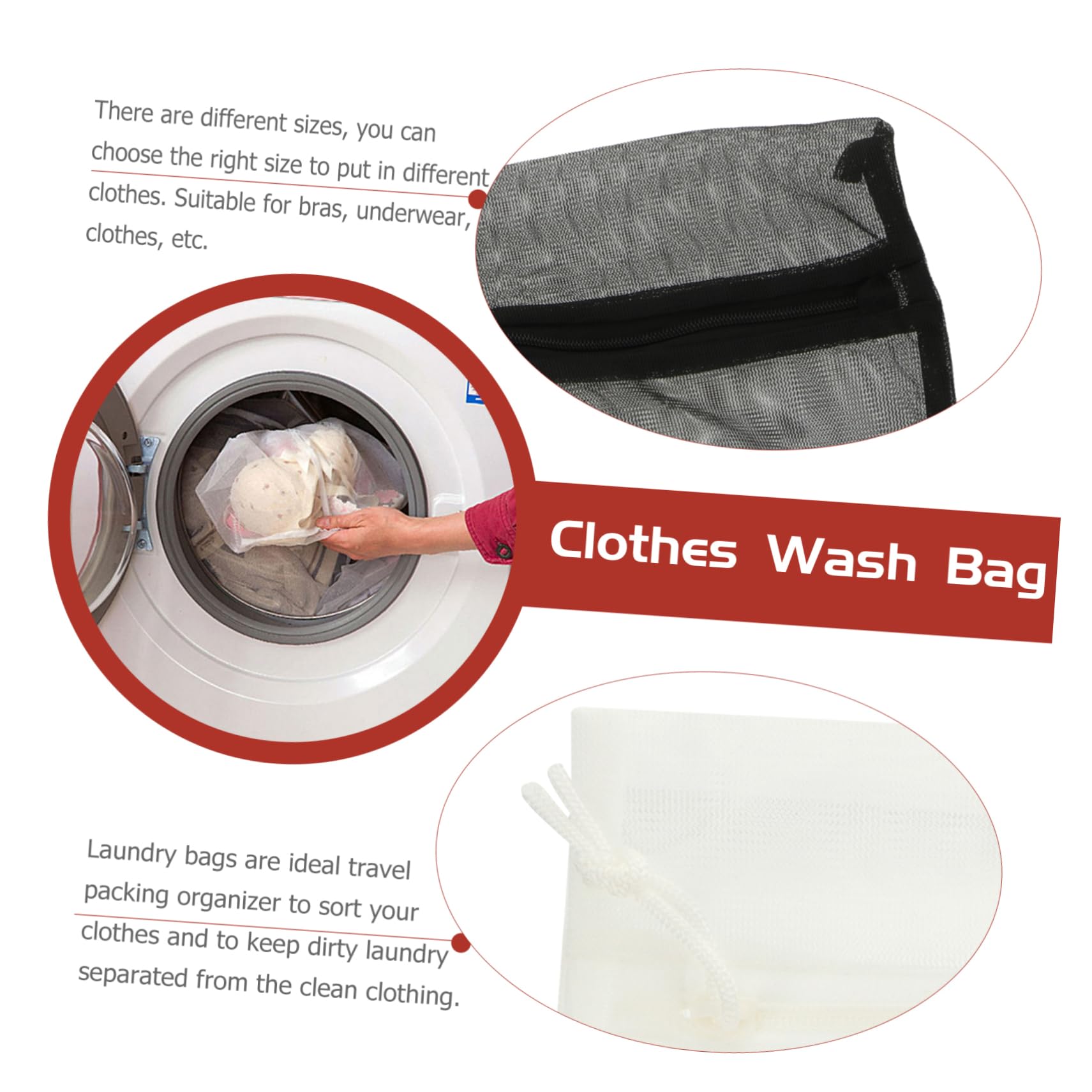 MAGICLULU 9stücke Teiliges Set Wäschenetze Für Empfindliche Kleidung Waschbeutel Für Unterwäsche Shirts Geeignet Für Waschmaschine Mit Reißverschluss Schützt Vor Verwicklungen Und