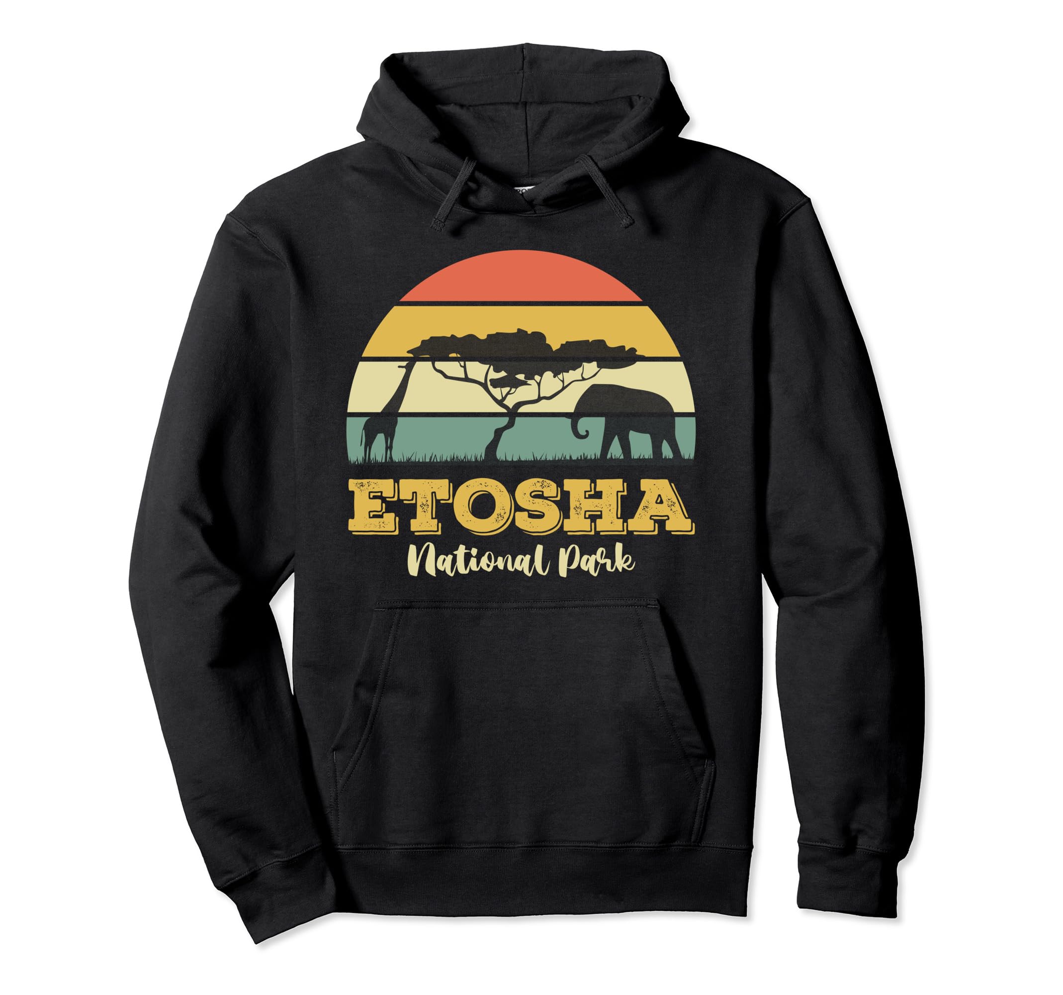 Etosha National Park Souvenir Namibia Savannah Africa Pullover Hoodie