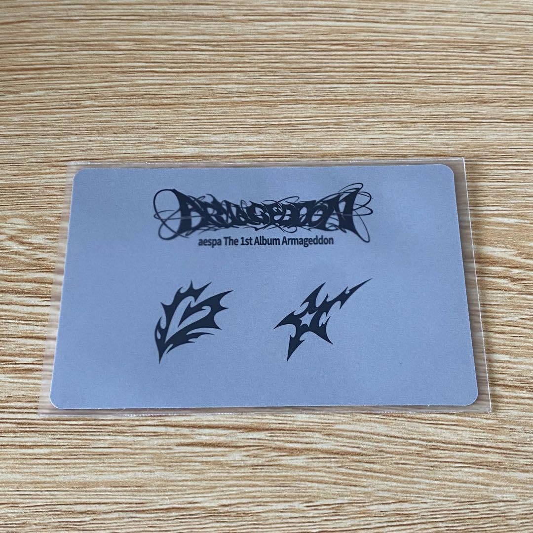 Amazon.co.jp: aespa カリナ ウィンター ワーナー 特典 ユニット