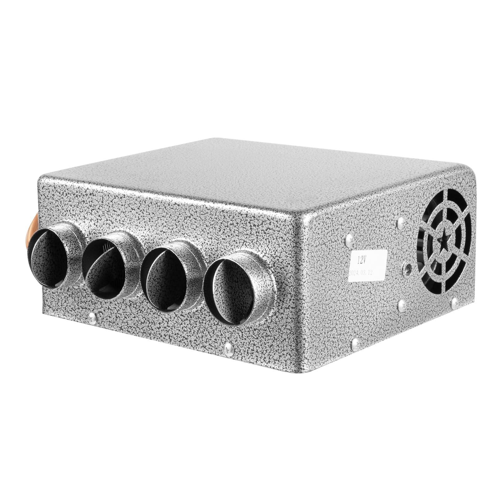 Calefacción universal para coche de 12 V, calefacción rápida para camiones y coches, tubos de calefacción de cobre y 4 salidas de aire, ahorro de energía