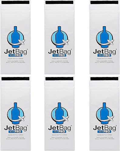 Miniatura 9 de JetBag PRO - Bolsa protectora y absorbente para vino, triple capa, triple sellado, absorbe 25.4 fl oz (2 unidades, diseño atrevido), profesional
