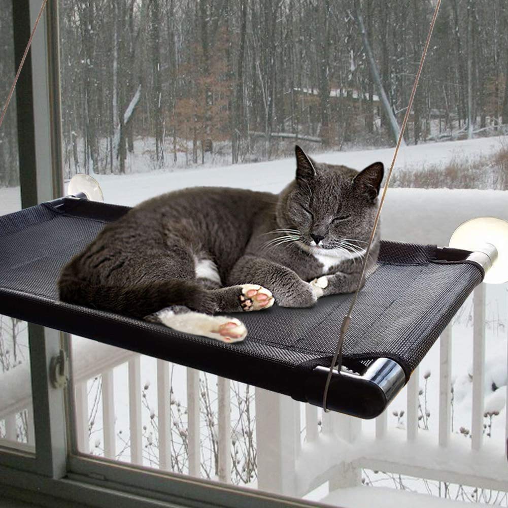 Katzen Hängematte Fürs Fenster - Fensterbett Mit Saugnäpfen Bis 20kg