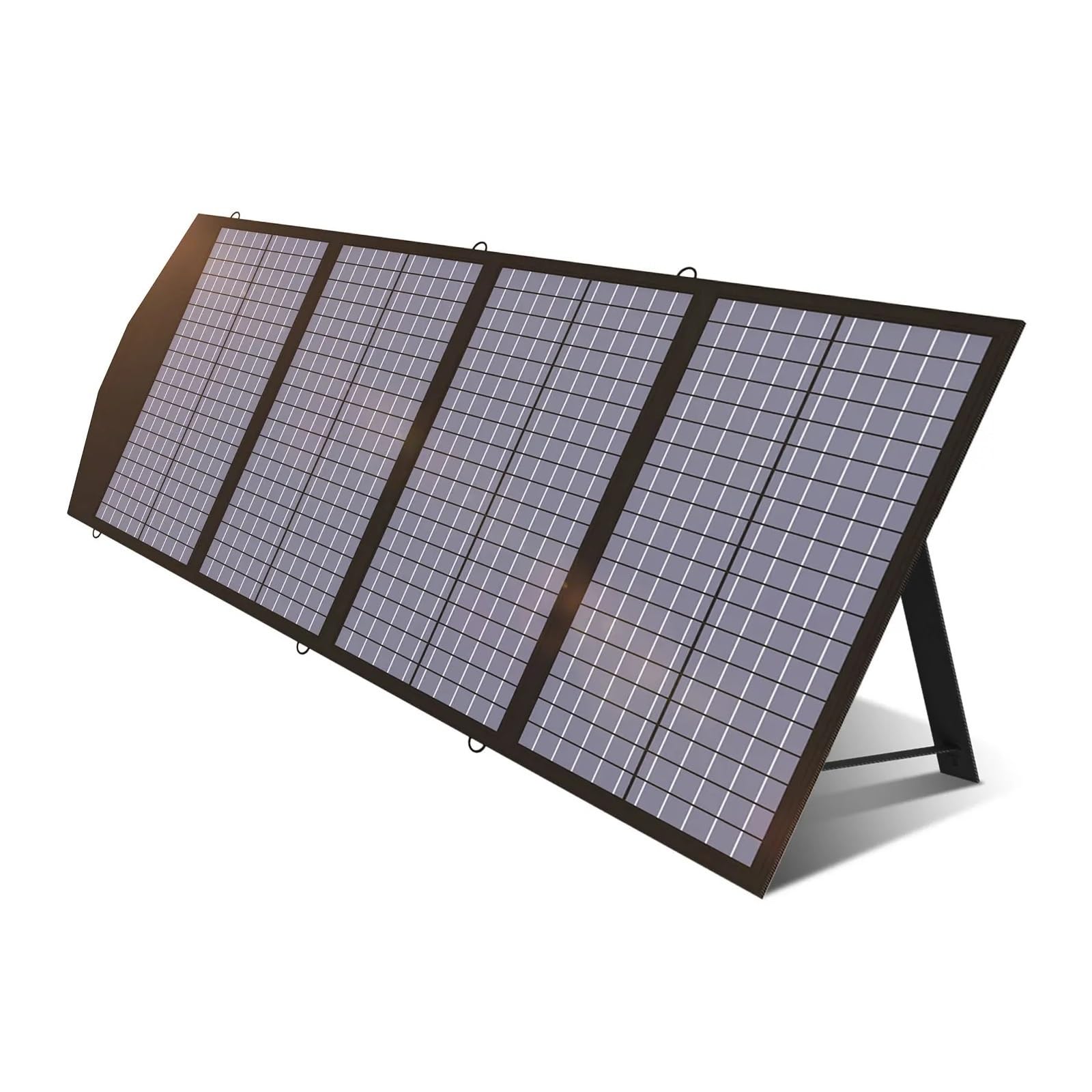 Składany Panel Słoneczny, Składany Panel Solarny 200W Ładowarka Solarna,do domu, na kemping | Do Zasilania, Laptopa, Generatora Solarnego, Wędkarstwa