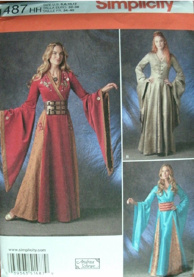 Robes de costume patron 1487 tailles 6 à 12 pour tenues de bureau