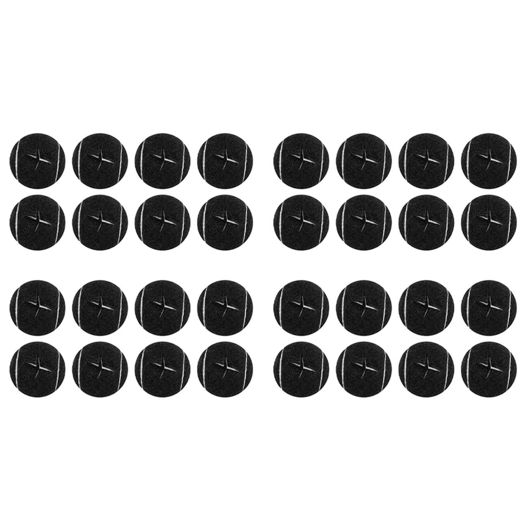 32 Pelotas de Tenis Precortadas para Patas de Muebles y ProteccióN del Piso, Cubierta de Almohadilla de Fieltro Resistente y Duradera