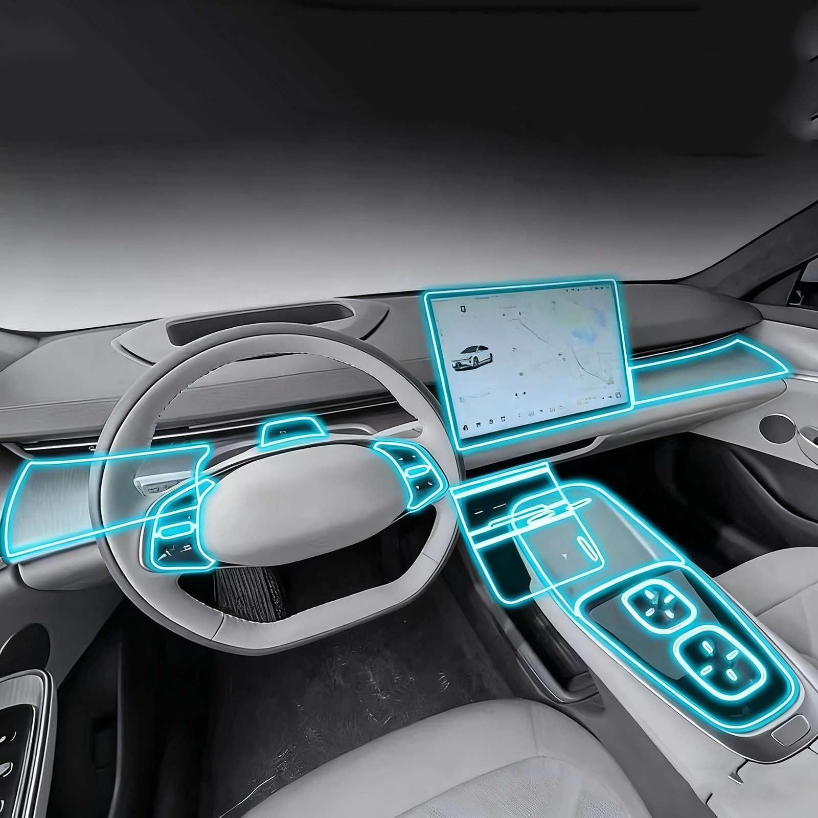 Película Protectora de TPU Transparente específica para CHANGAN QIYUAN A07 (2024)