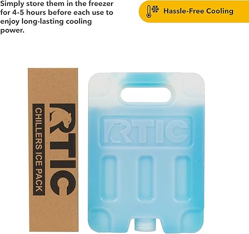 Miniatura 3 de RTIC Refreezable Reusable Cooler Ice Packs Cold Ice Chest Pack Long-Lasting Break-Resistant for Food, Drink, Travel and Storage, 2 Pack