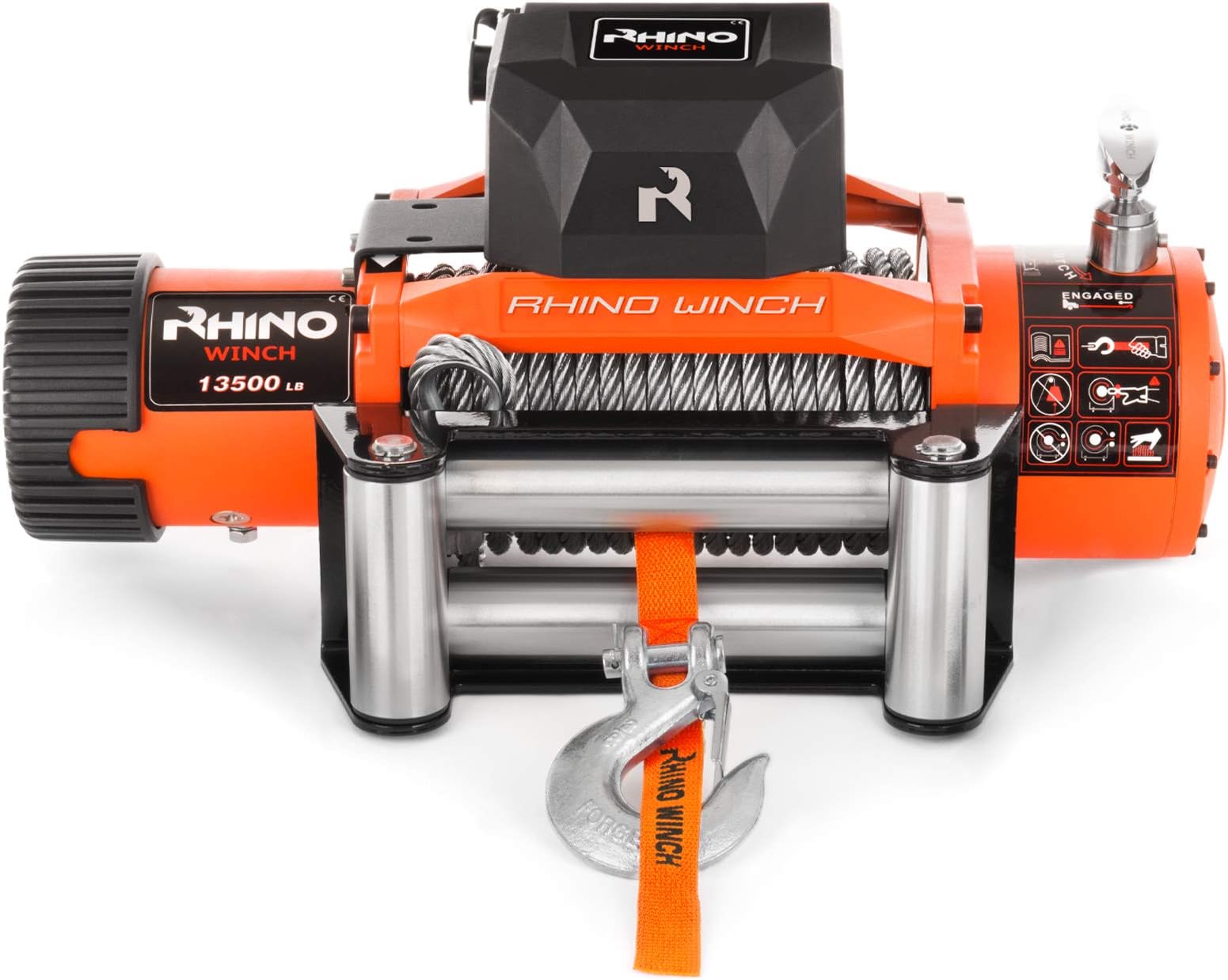 13500lbs Steel Cable 24V Electric Winch