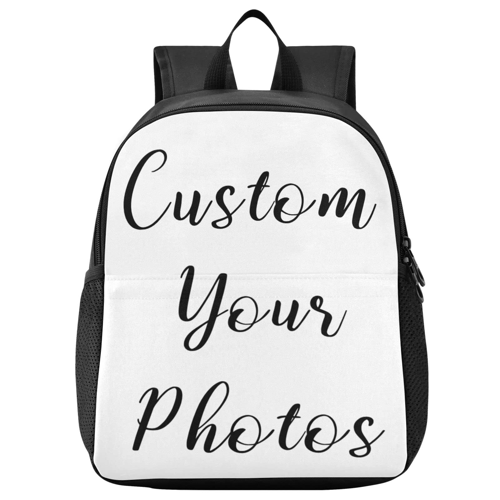 Naanle Custom Kids Backpack with Photos Backpacks Boys Girls Travel Rucksack Personalized Backpack for Preschool Kindergarten