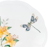 Vista 7 de Lenox Butterfly Meadow 817046 - Juego de 6 platos para aperitivos, 3.05 libras