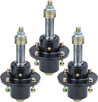 3 Pack 461663 Spindle Assembly SCAG with 43592 Cutter Blade Spacer Replaces 41001 41007 41008 46020 46400 46631 for SCAG 40" 42" 48" 52" 61" STZ52-20KH STHM-20CV STHM-23CV SCZII-72V Decks