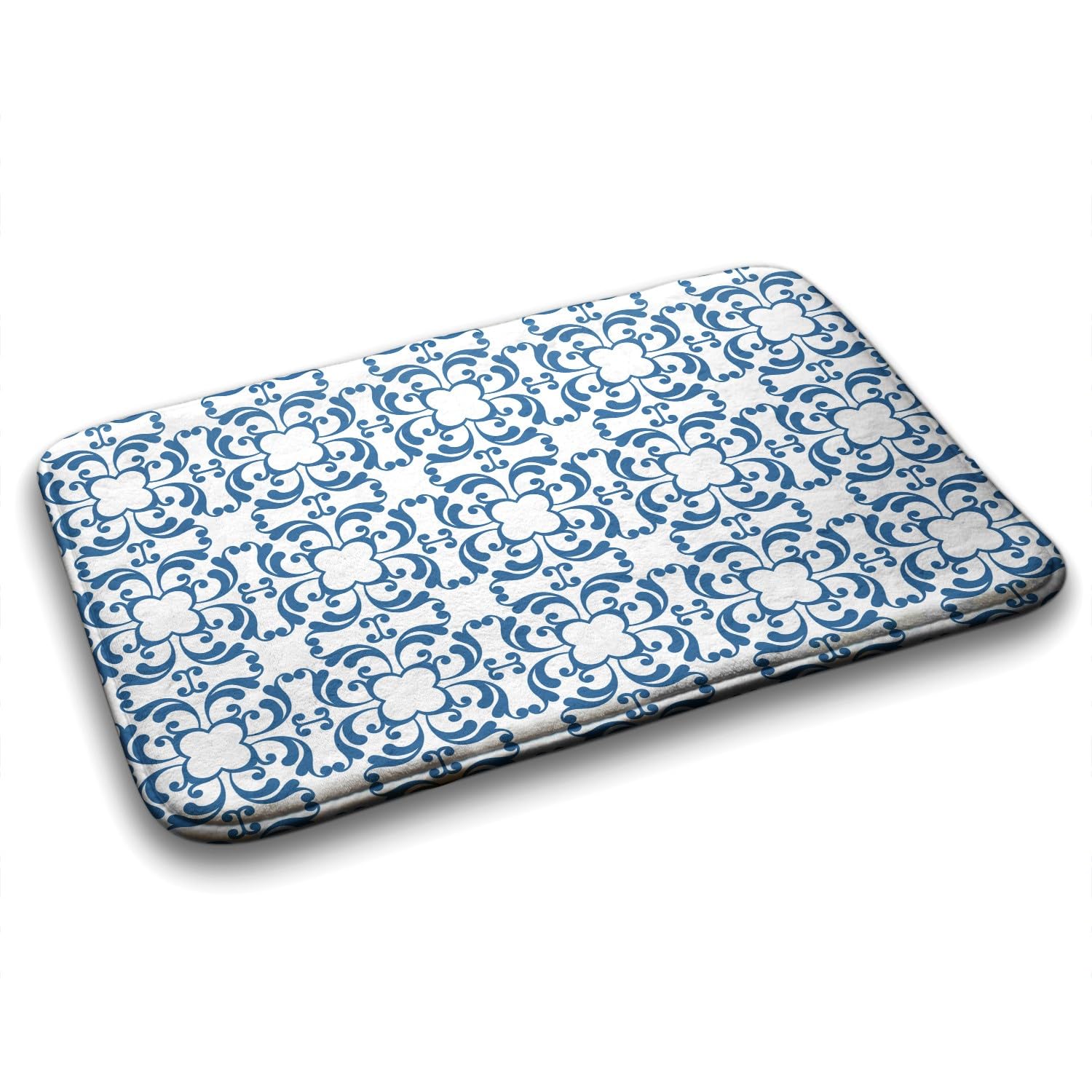 Tapis de salle de bains 75x45 cm imperméable rectangulaire doux Tulup antidérapant