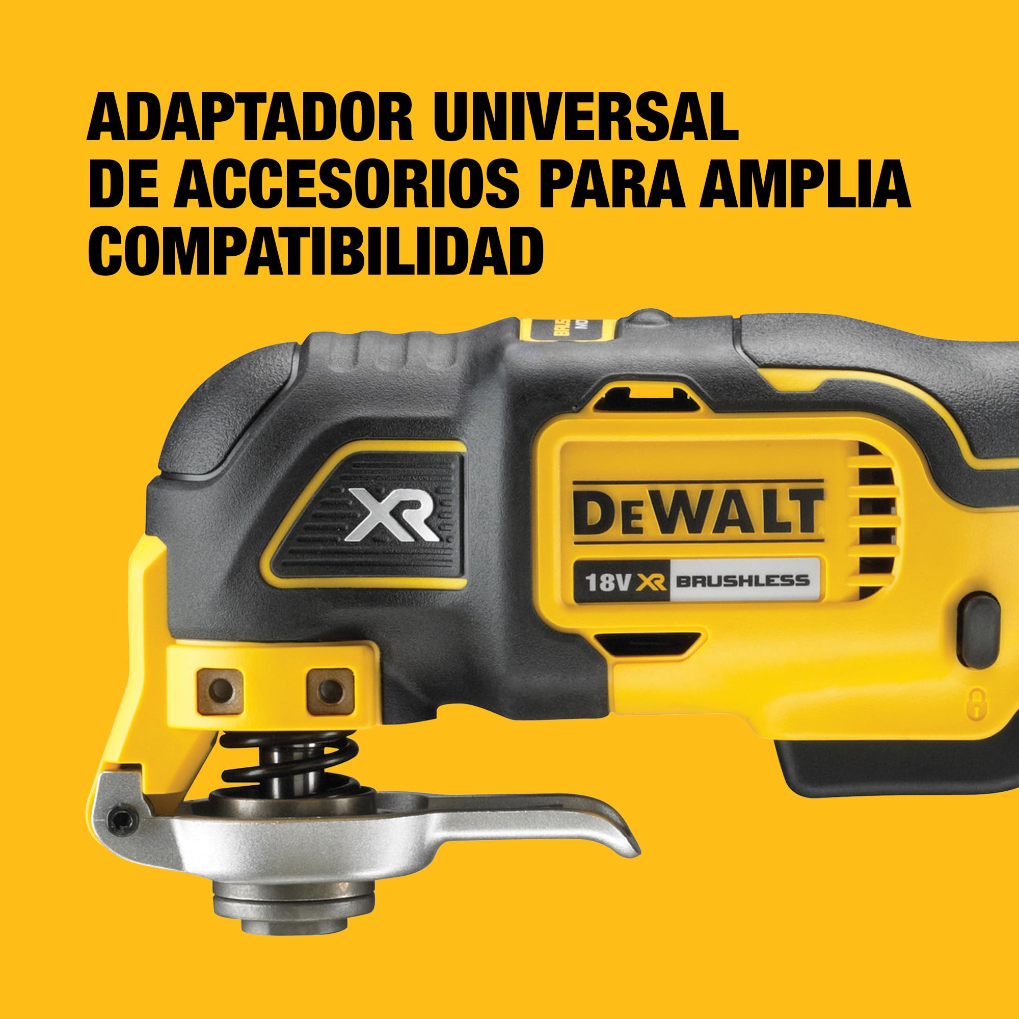 DEWALT Herramienta oscilante sin escobillas 18 V XR, única herramienta en T-STAK, DCS355NT-XJ