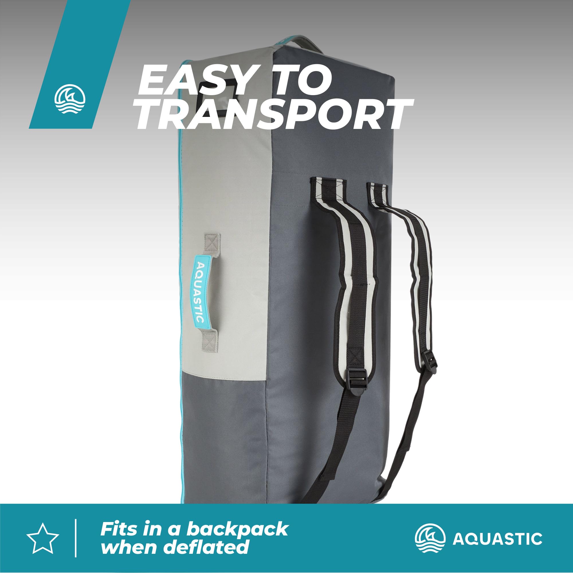AQUASTIC Deska Perth 11” SUP z Akcesoriami Pneumatyczna Allround o Wymiarach 335,5 x 86,5 x 15 cm Pomarańczowa Dla Początkujących Do Pływania Dmuchana Technologia Drop-Stitch
