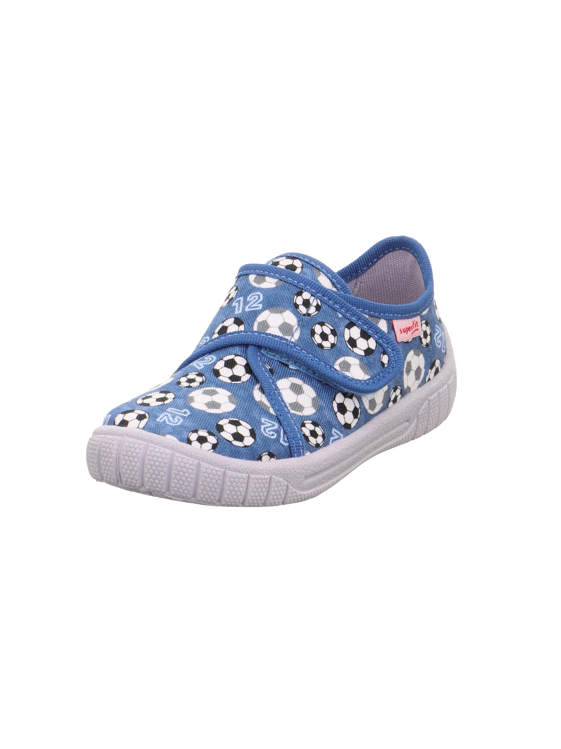 Superfit Boys BILL Hausschuhe, BLAU/MEHRFARBIG 8400
