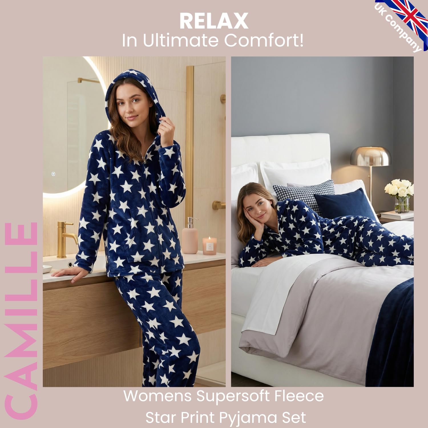 Camille Set di Pigiama Donna