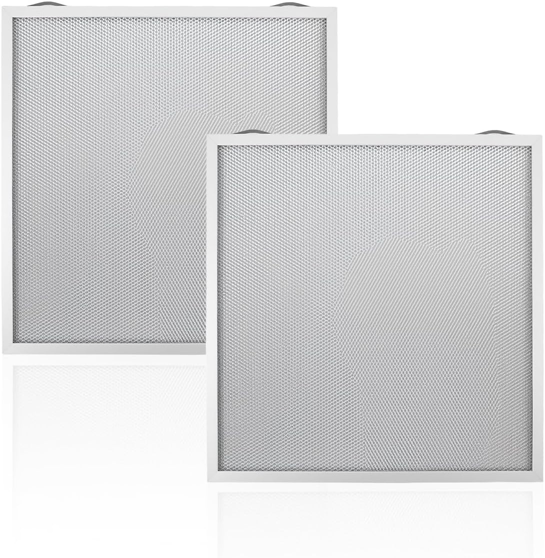 2 Pcs Grease Range Hood Filters Fit for Broan 97017415 S97017415, Aluminum Filters 14 x 13.7 x 0.4 inchs