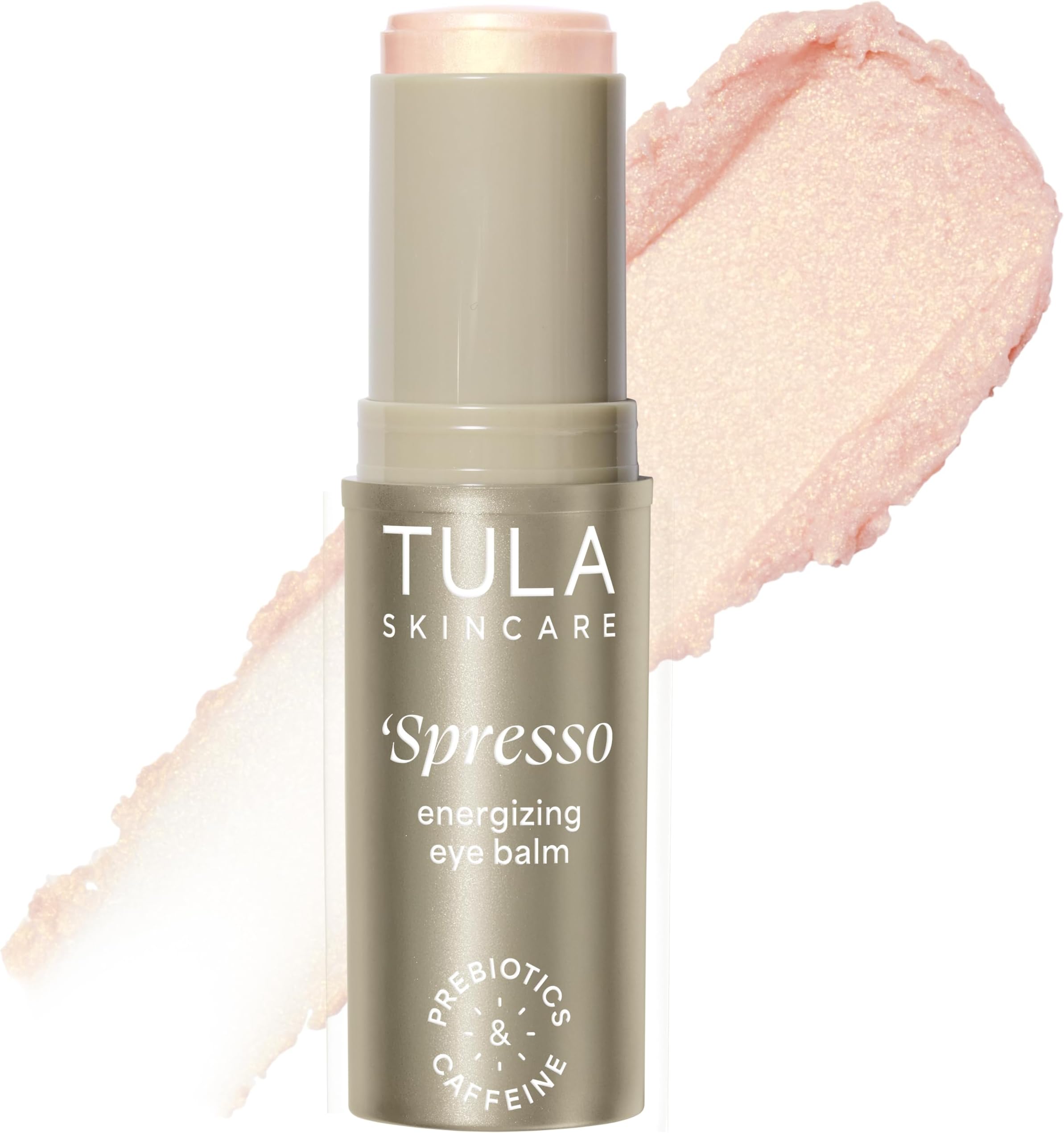 Skin Care Spresso Energizing Eye Balm - Energizing & Hydrating Caffeine Under Eye Treatment for Dark Circles, Portable and Perfect to Use On-the-go, 0.35 oz.