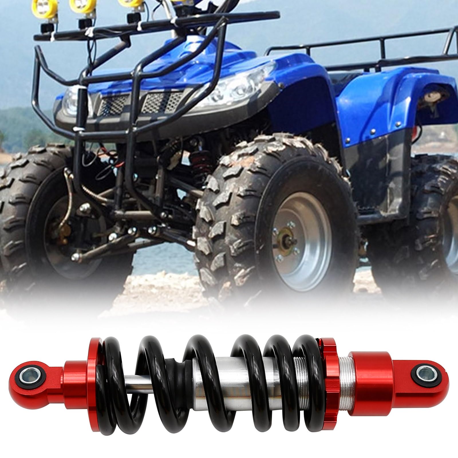 ATV Rear Shock 260mm Rear Shock Absorber For Pit Bikes, ATVs, Quads ...