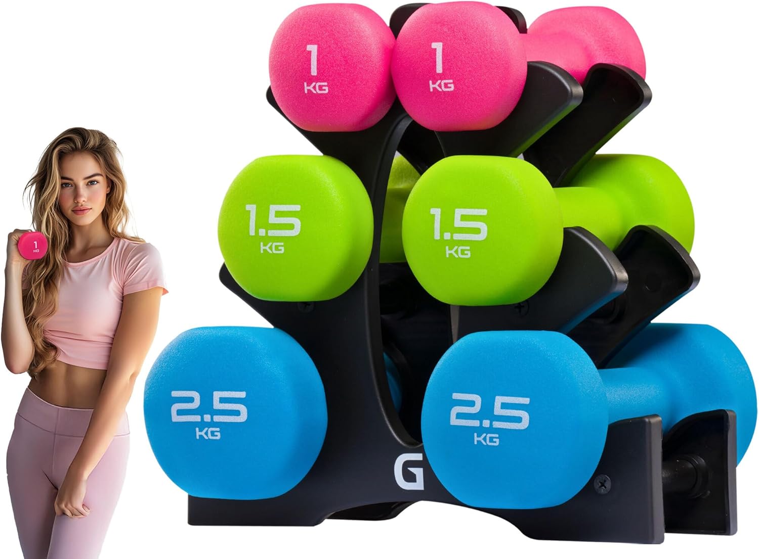 Gallant Weights Dumbbells Set Women-...