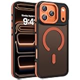 Magnetic for iPhone 17 Pro Case 2025 [Compatible with Magsafe] [Military-Grade Protection] Matte Women Men Anti-Slip Shockproof Bumper Phone Cases for iPhone 17Pro 6.3