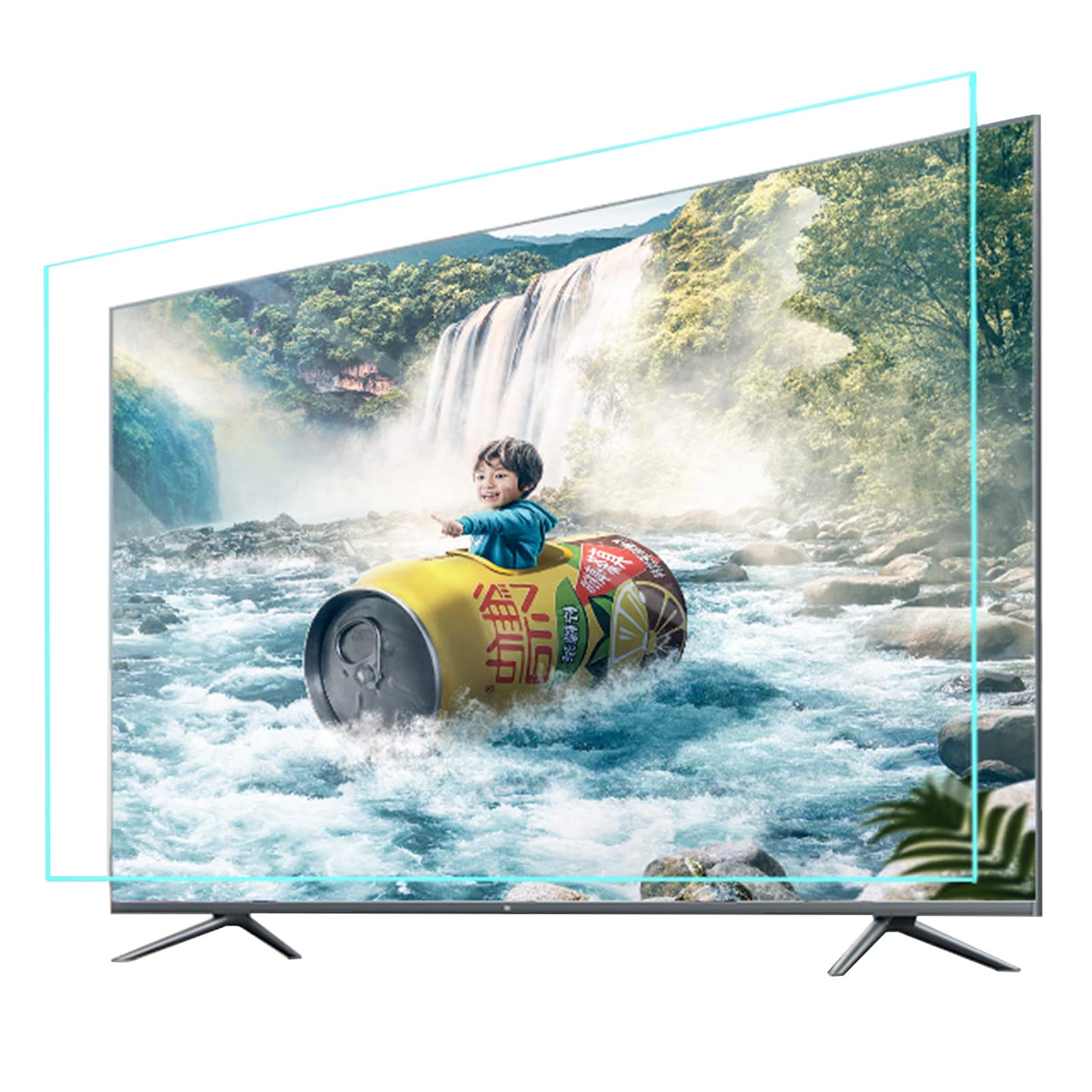 Kelunis Girls 50" (1095*616) Anti-Blue Light Tv Screen Protector, Frosted Anti Glare/Anti-Scratch/Dustproof Filter Film Reduce Eye Fatigue For Sharp, Sony, Samsung, Hisense, Lg,50" (1095 * 616)