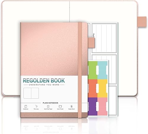 Miniatura 1 de Bulllet Journal - Diarios de cuadrícula de puntos tamaño A5 cuadernos de tapa dura de papel grueso con soporte para bolígrafo para mujeres y hombres